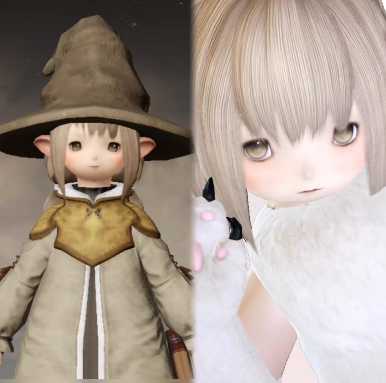 【QQ14捏脸】最终幻想14水晶世界母肥捏脸 拉拉菲尔 ff14手游母肥