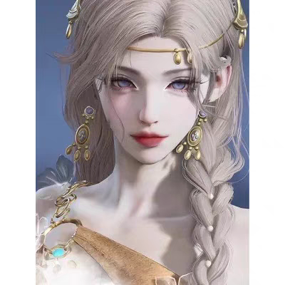 国服 永劫无间捏脸数据 女脸型 迦南 入阵曲 黑皮 御姐 性感 泳装