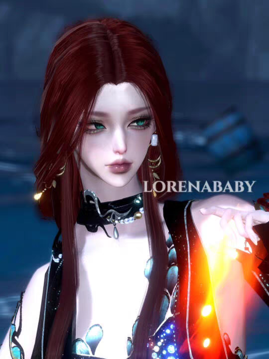 lorenababy 永夜 御姐逆水寒手游捏脸素问九灵神相龙吟血河女通用