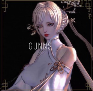 巅峰服【4Gunns】剑灵捏脸数据【天族女-天女-扶摇】怀旧服可用