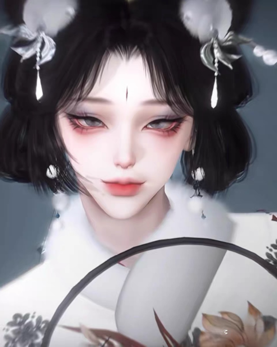 【秒发】小雪狐丨Collins原创捏脸 绝美百搭逆水寒手游捏脸女原码