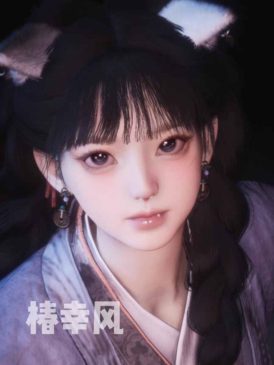 小猫宝 椿幸风 猫系萌妹 燕云十六声端游手游女捏脸 全门派通用