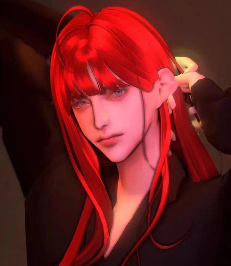 模拟人生4人物mod｜ 捏脸 男 ｜omega 人物  wine｜红发帅气男