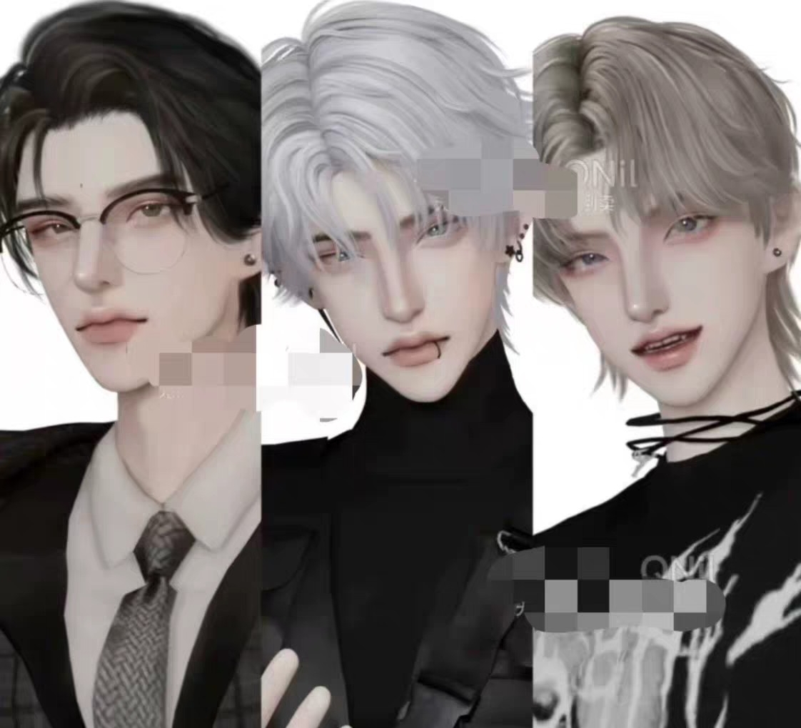 模拟人生4男娃合集丨九只男娃Sims4帅哥捏脸人物mod发型