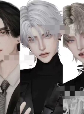 模拟人生4男娃合集丨九只男娃Sims4帅哥捏脸人物mod发型