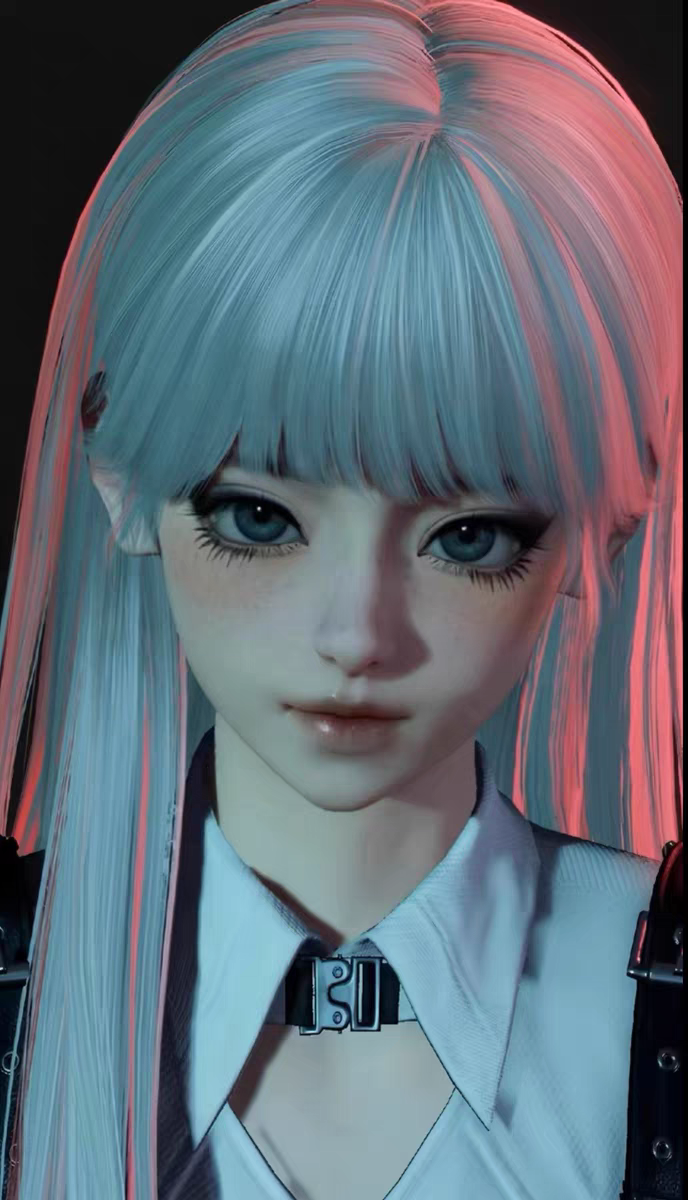 恋与深空捏脸 小猫咪酷酷的 猎人小姐 带卡动作的实拍 甜妹纯欲