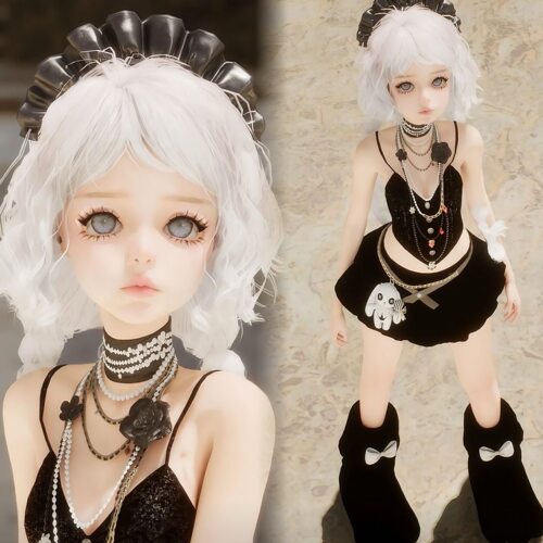 秒发 糯糯 永恒之塔2捏脸女 AION2天族魔族台服韩服通用