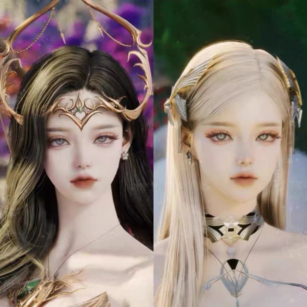 宿 宿圣诞版双版本AION2永恒之塔2 台服韩服魔族天族捏脸通用女