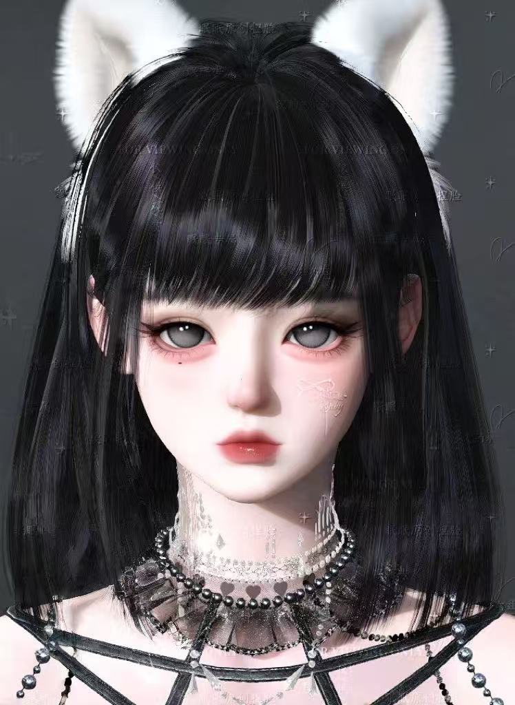 冬眠 逆水寒ol端游捏脸 小体型女素问九灵碎梦荒羽云瑶妹妹体