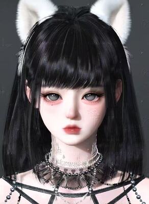 冬眠 逆水寒ol端游捏脸 小体型女素问九灵碎梦荒羽云瑶妹妹体