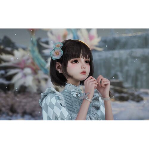 虎牙妹妹 可爱萝莉 AION2 永恒之塔2捏脸女通用 发捏脸细节自己捏