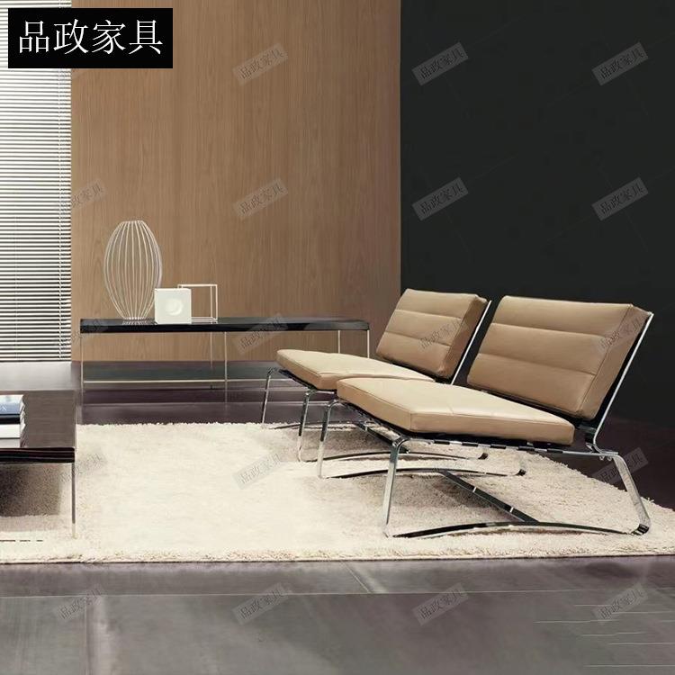 德劳椅简约现代单人椅沙发椅意式极简休闲椅轻奢设计师客厅北欧