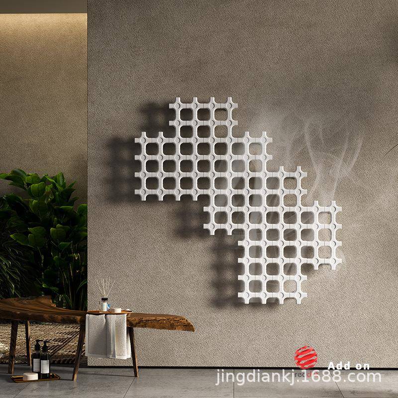 TUBES双功能荷兰高定设计几何电热毛巾架智能恒温暖气片取暖别墅