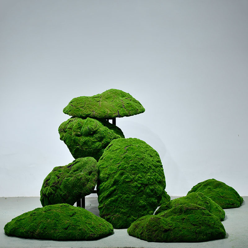 仿真苔藓青苔草坪草皮包土坡小山丘装饰绿植可插绿植多肉可站人