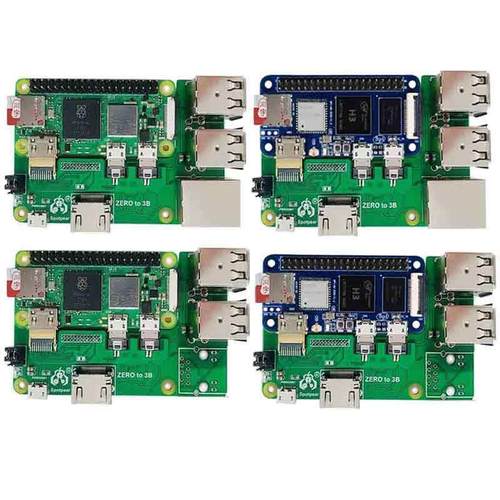 树莓派2W香蕉派M2zero扩展板转3B/4B/Pi5接口转换带网口USB