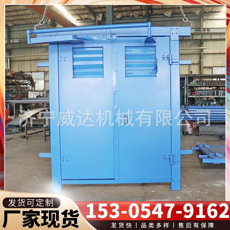 矿用自动无压风门机械闭锁装置行人行车风门平衡风压双向调节风门