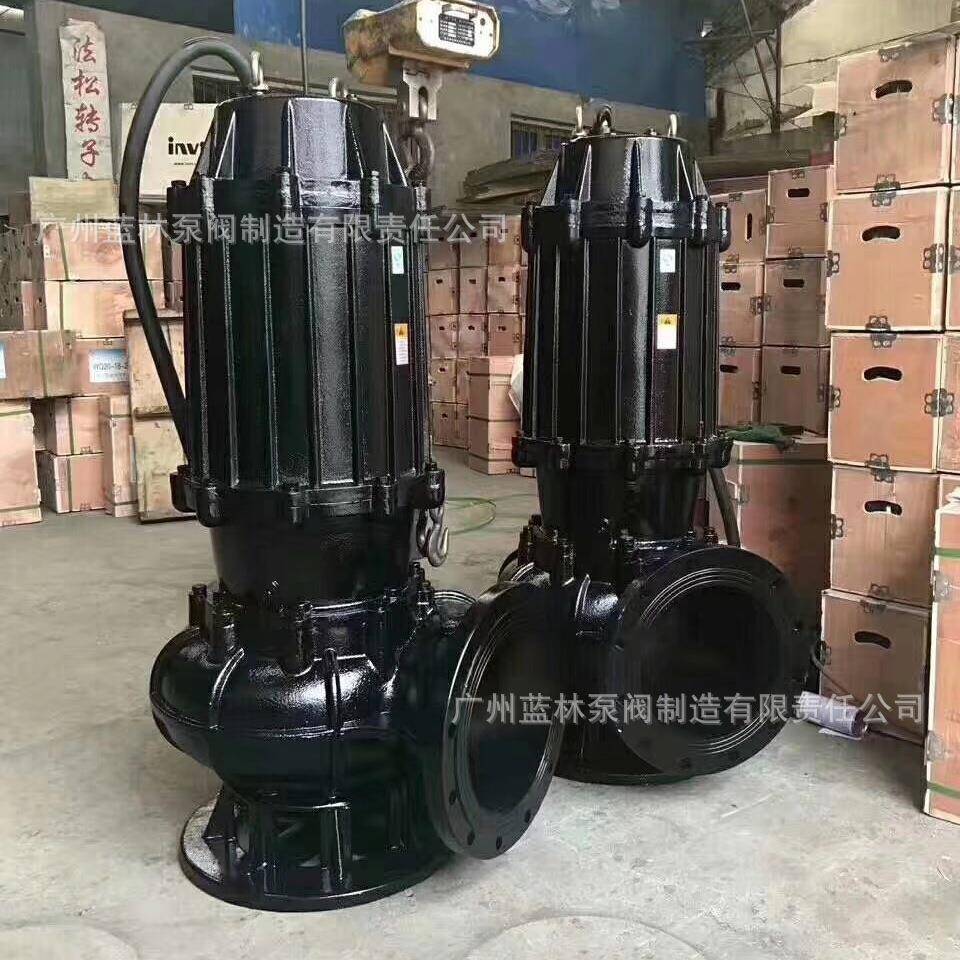 5寸污水潜水泵5.5kw污水污物潜水电泵铸铁材质现货供应