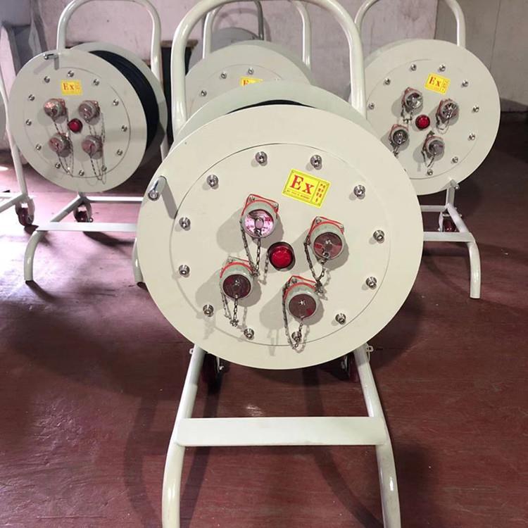 防爆电缆盘移动式线缆盘30/50/100米16A/32A3*4mm2卷线盘收线器