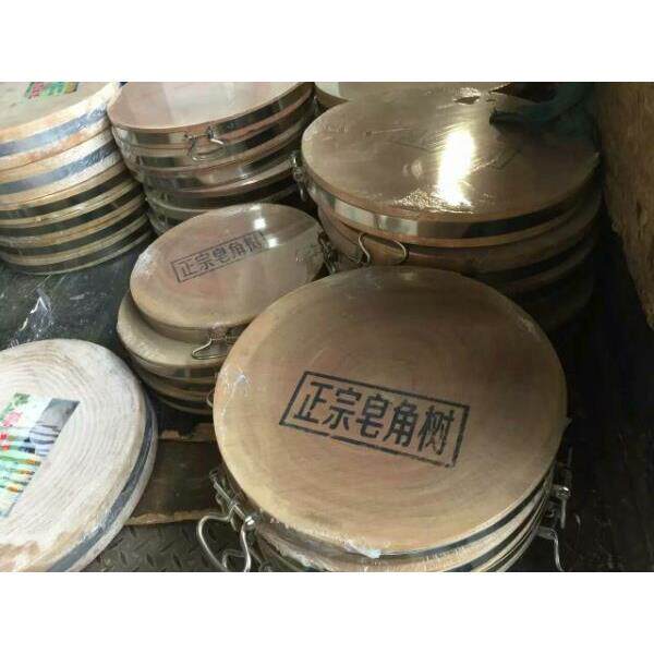 皂角树菜板实木原木墩子菜墩木特加厚肉家用大号砧板皂角圆形酒店