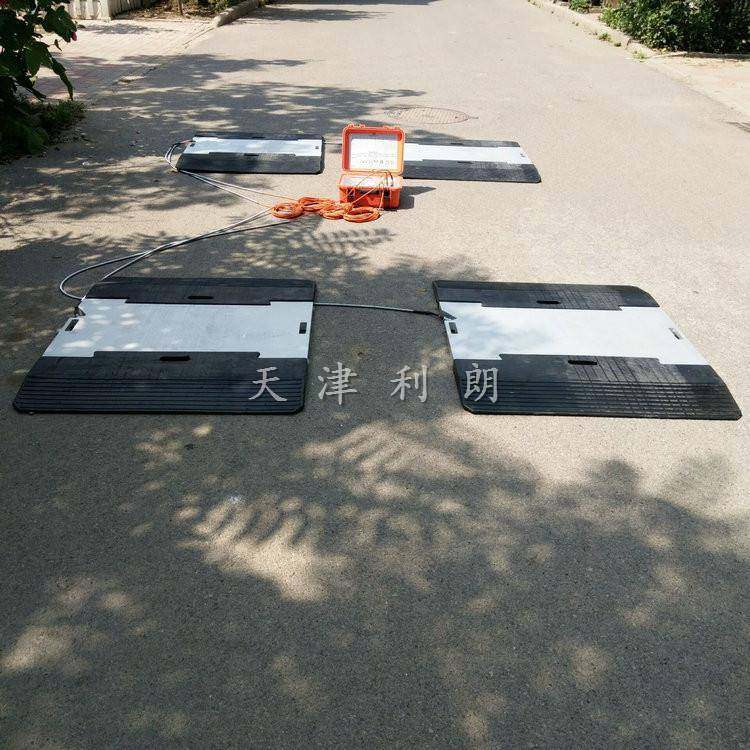 河北唐山30吨便携式电子地磅手提式地磅轴重仪100T轮轴秤