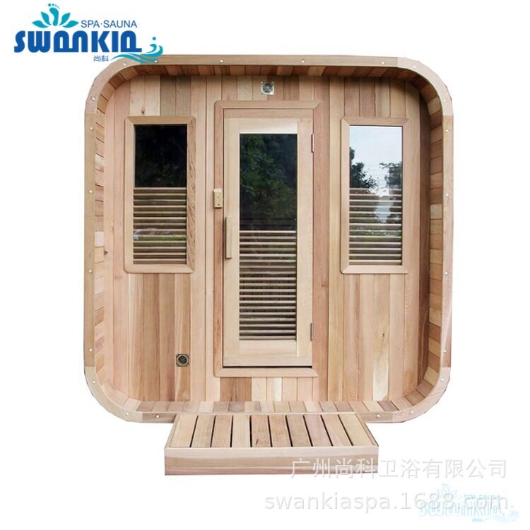 家用商用桑拿房/电气石汗蒸房/干蒸机/远红外三人光波浴房