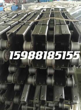 304不锈钢链条输送机链条双节距弯板非标传动链不锈钢滚子链c2082