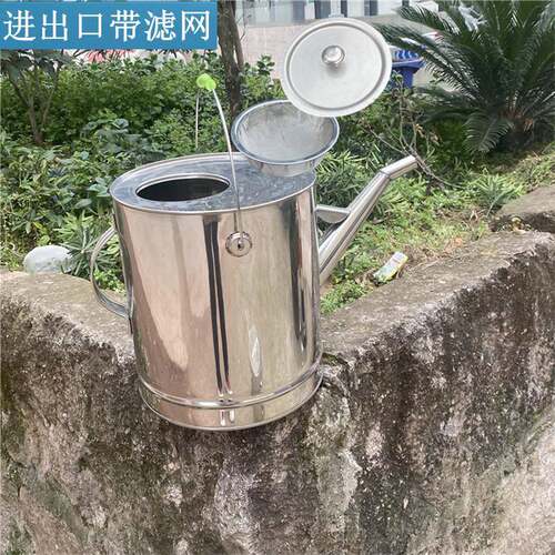二级过滤304不锈钢进出口带滤网长嘴加油桶汽油桶备用20升15升10L