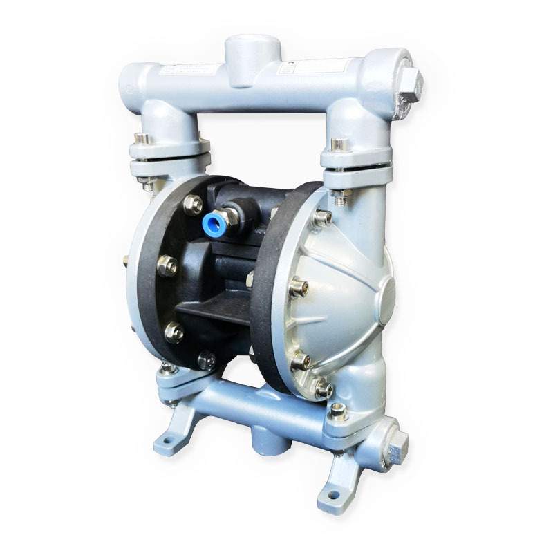 启正QBY3-20/25铝合金气动隔膜泵树胶油漆涂料输送泵大流量抽油泵