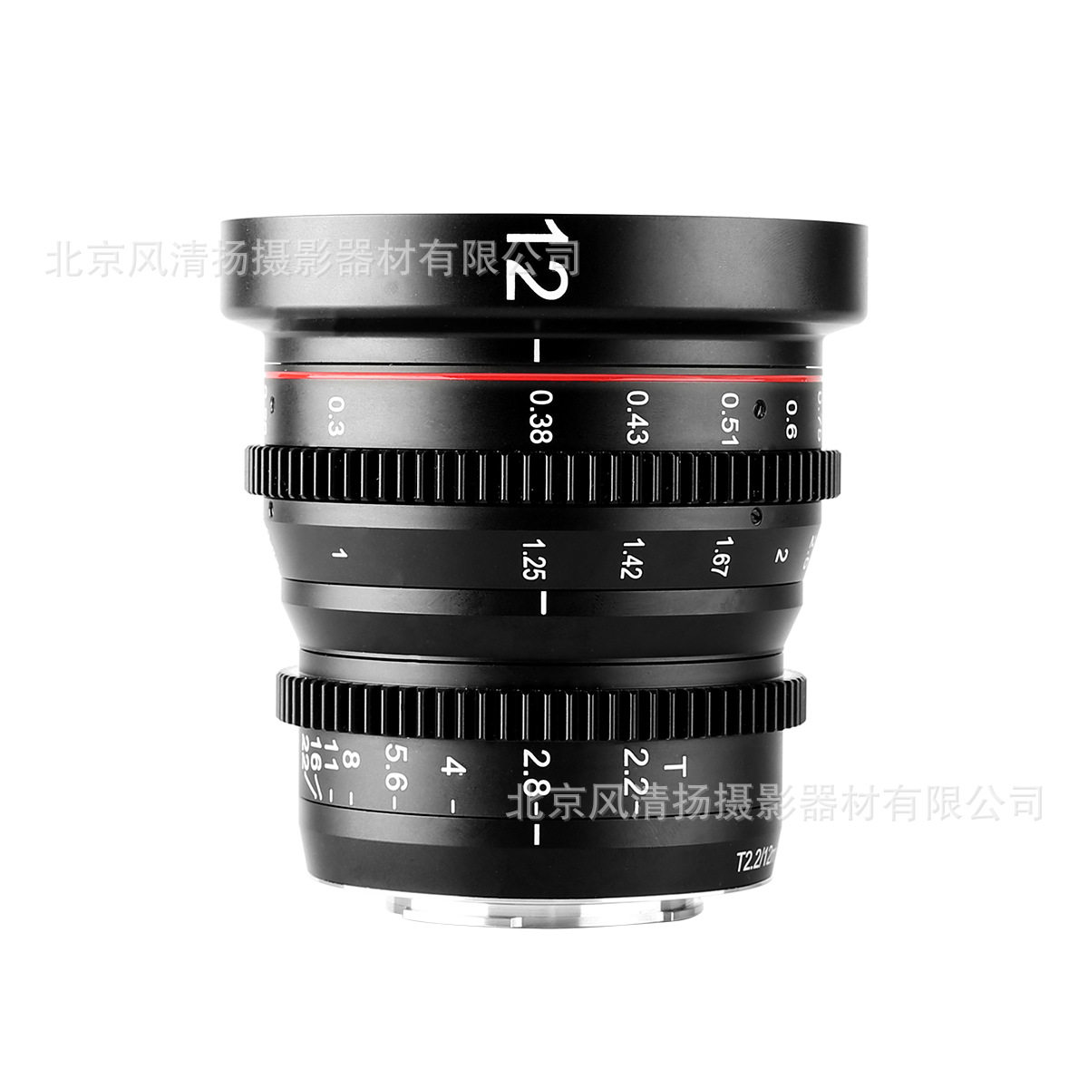 MEKE美科12mmT2.2mini系列电影镜头MK-12mmT2.2M43卡口