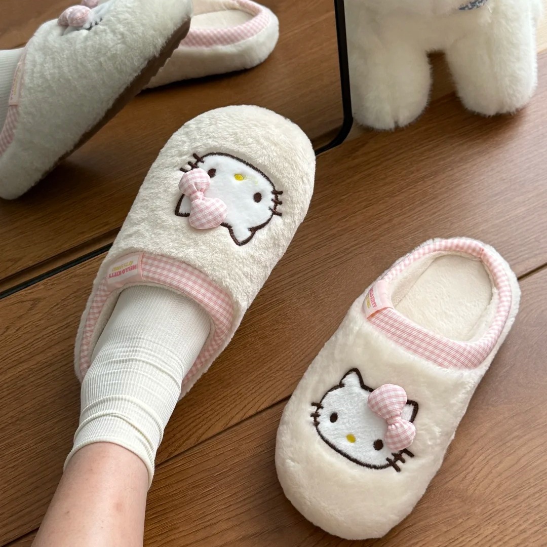降温了该入手可爱的棉拖鞋了