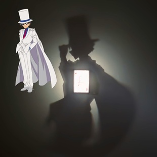 名侦探柯南怪盗基德幻影小夜灯立体光影墙壁装饰氛围灯送朋友礼物