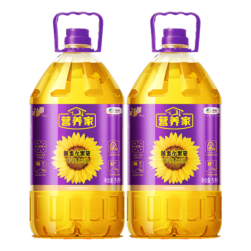 福临门营养家5L黄金小黑葵食用油