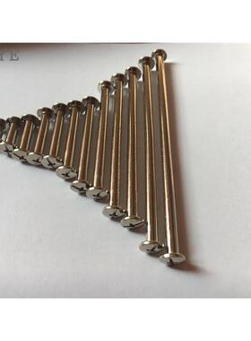 镀镍帐本螺丝 子母对接螺丝 菜谱螺钉  子母铆钉 M5*65--125现货