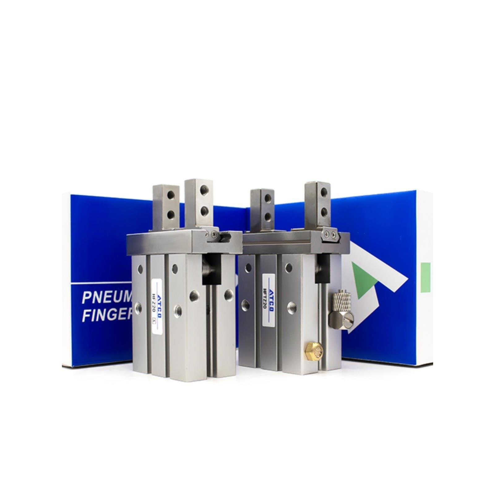 亚德客型气动手指气缸HFTZ/HFSZ6/10/16/20/25/32/40单动常开常闭