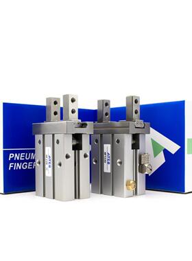 亚德客型气动手指气缸HFTZ/HFSZ6/10/16/20/25/32/40单动常开常闭