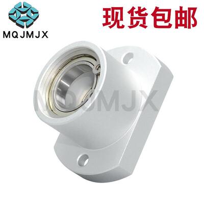 扁法兰衬套带扣环轴承座双轴承型挡圈L尺寸BACB固定座支架MT176