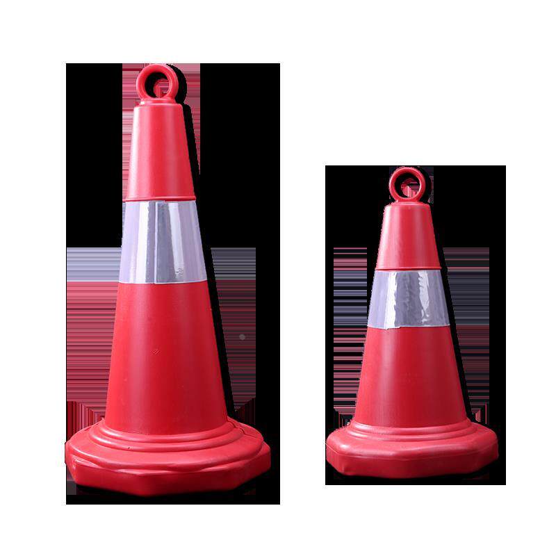 塑料路锥反光锥警示路障锥桶禁止停车提环方锥隔离墩促销交通设施