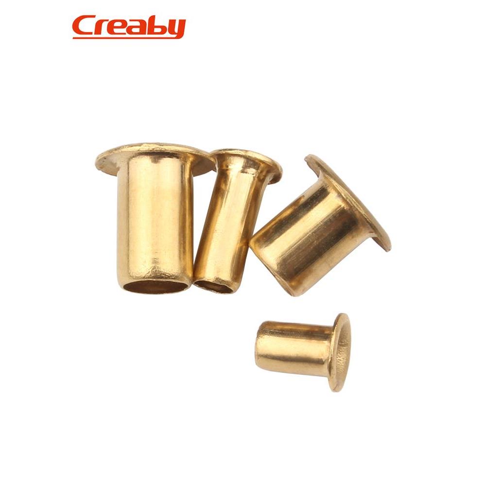 铜鸡眼铆钉空心铜铆钉扣单机管过孔通芯帽钉M2/M2.3/M2.5/M3/M3.5