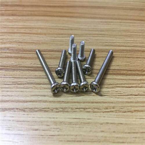 不锈钢304 圆头机丝 十字圆头机牙 圆头机螺钉 PM M2.5*3--20现货