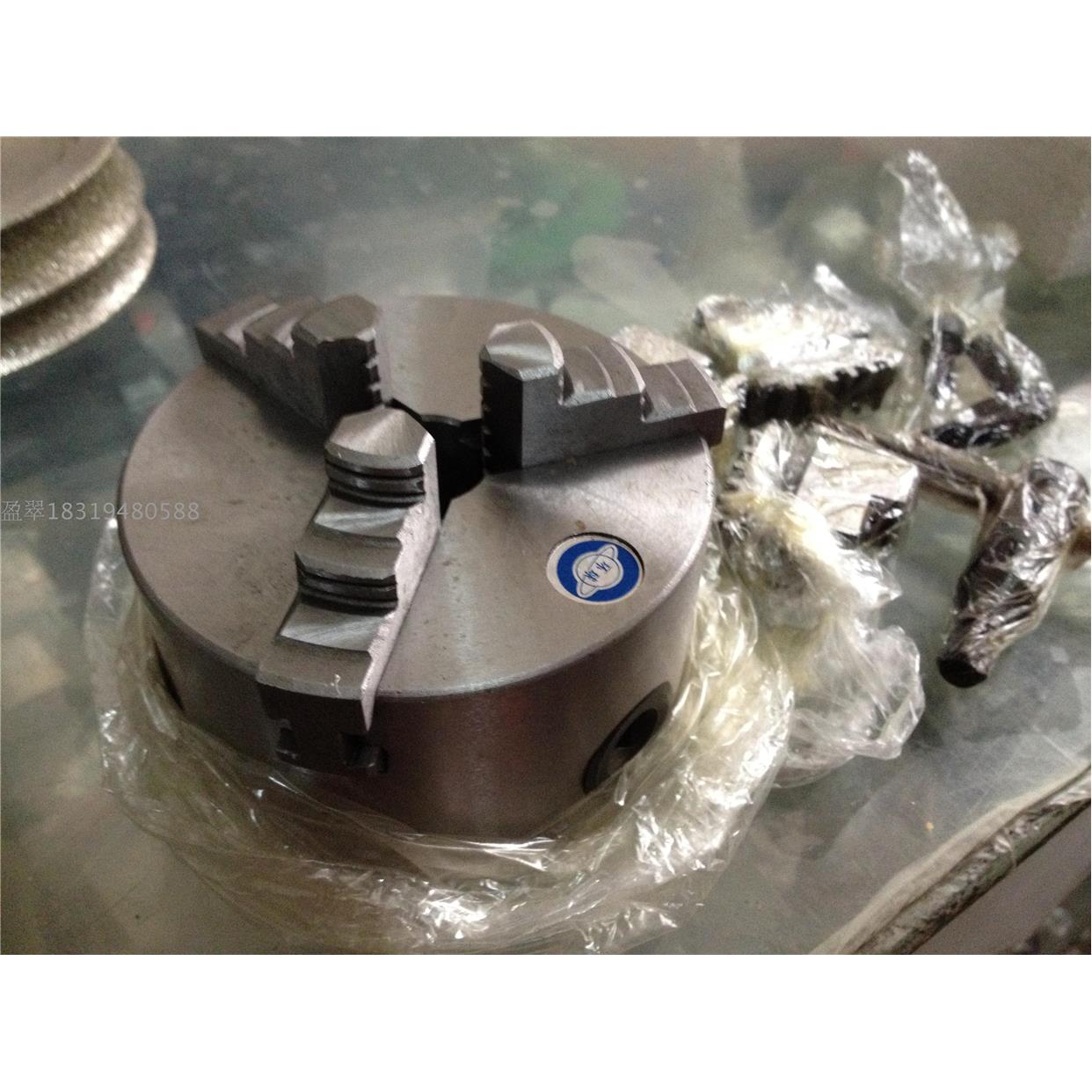 车床三爪小卡盘自定心K80K100K125小型夹具台钻床压手镯圆珠工具