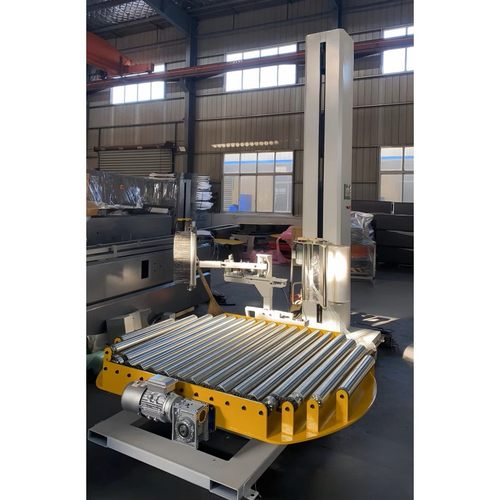 流水线缠绕机链条在线自动覆膜缠绕机托盘缠绕包装机打包机包膜机