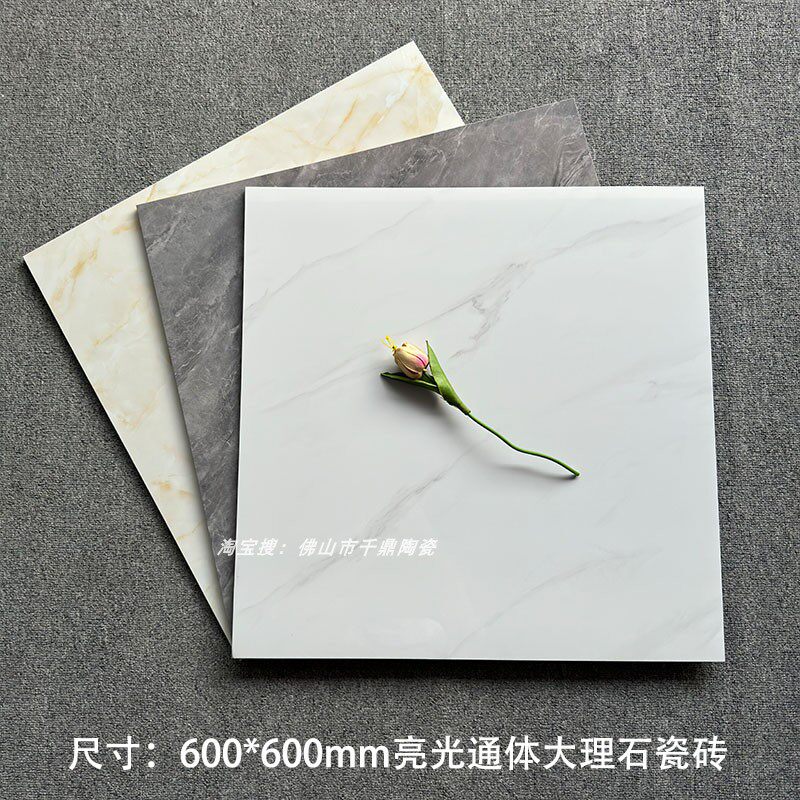 客厅简约现代亮光瓷砖