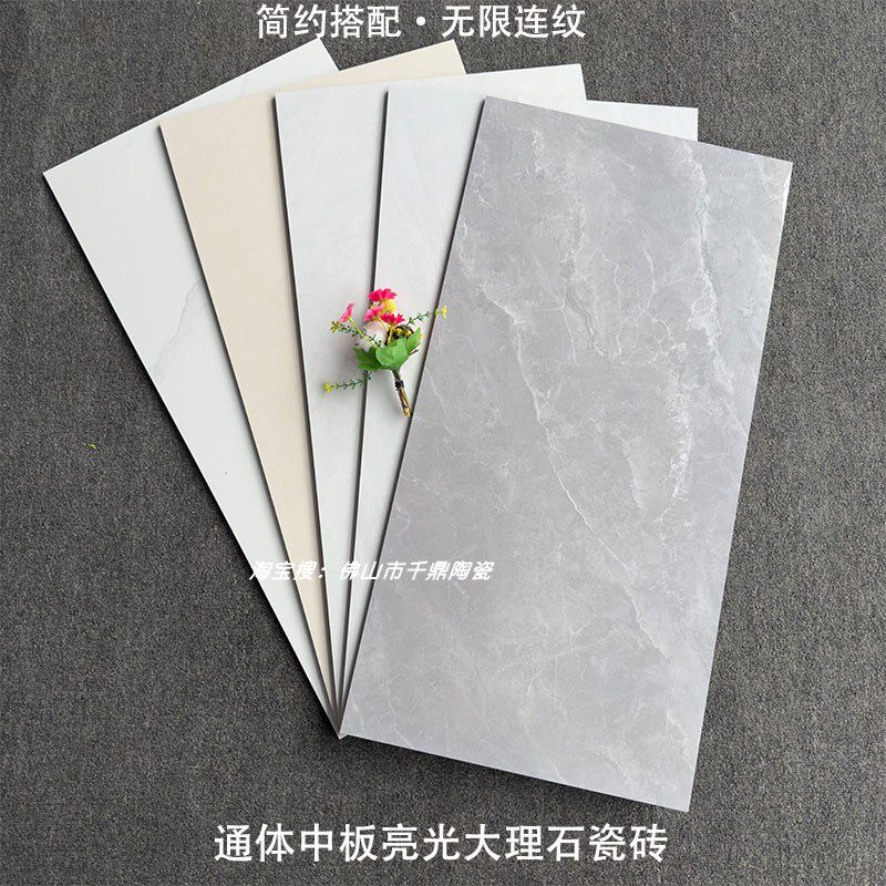 客厅简约现代釉面亮光瓷砖
