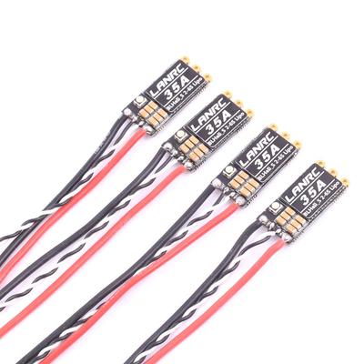 LANRC 35A 45A 航模穿越机单体电调2-6S带LED灯 BLHeli_S