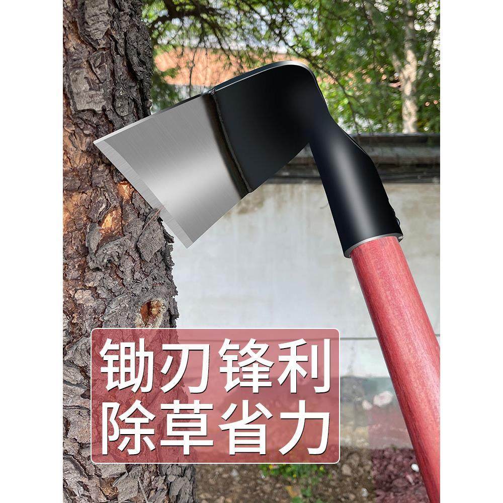 德国锰钢锄头挖笋家用种菜农用多功能除草工具铁锹木柄把,鲜花速递/花卉仿真/绿植园艺,园艺用品套装,淘宝优惠券,粉丝福利购,淘宝优惠卷