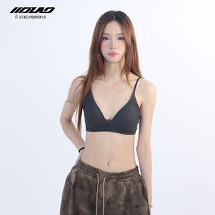 大佬街舞潮牌jazz性感小胸内衣法式 三角杯聚拢小胸不空杯文胸Z909
