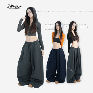 大佬街舞潮牌原创jazz烫钻卫裤oversize嘻哈跳舞长裤运动裤0029