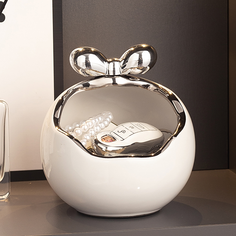 玄关钥匙收纳摆件进门口走廊过道装饰品现代简约风鞋柜高级感高端