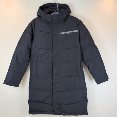 361度男装中长款专柜正品2025冬季新款保暖防风连帽羽绒服4316