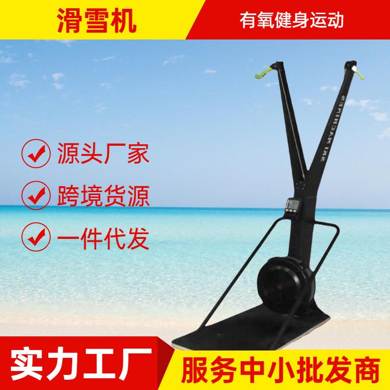 直供商用十档调速风阻滑雪机健身房健身美腿瘦腿家用风阻滑雪机